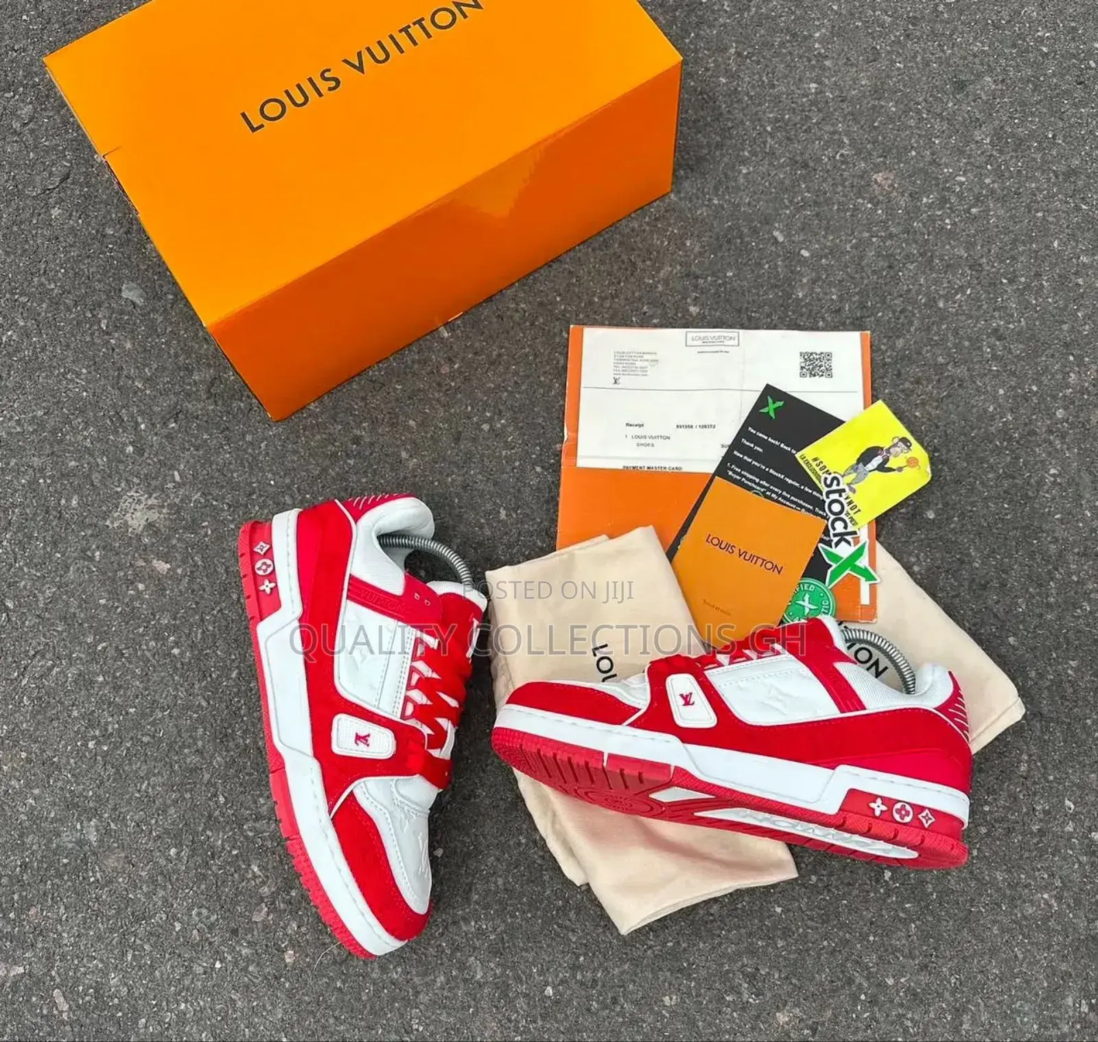 Louis Vuitton Red and White