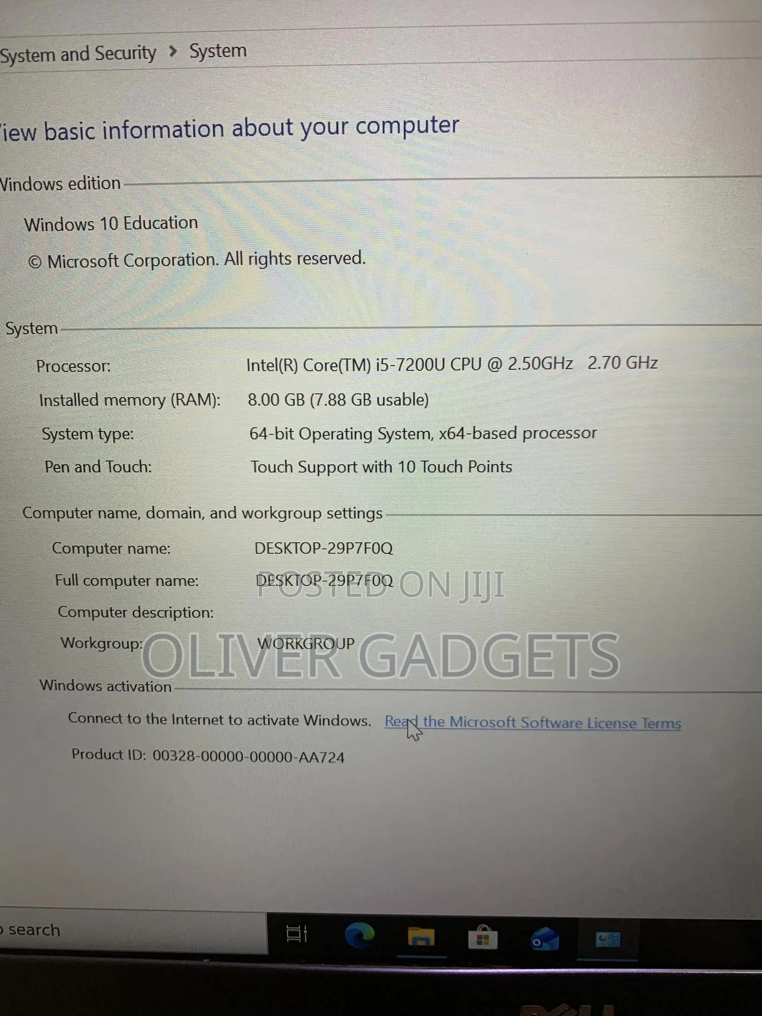 Laptop Dell Latitude 5480 8GB Intel Core i5 SSD 256GB