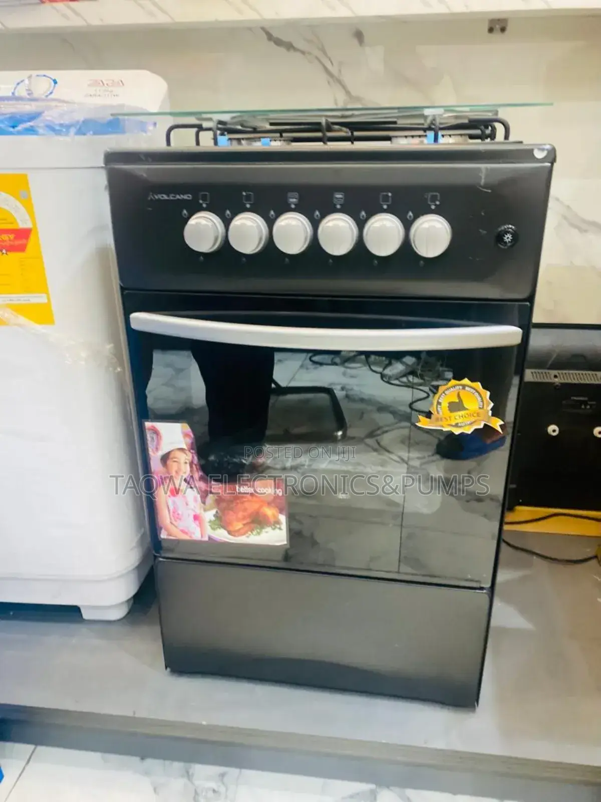 Featuring 4 Burner 50x50 Volcano Gas Burner