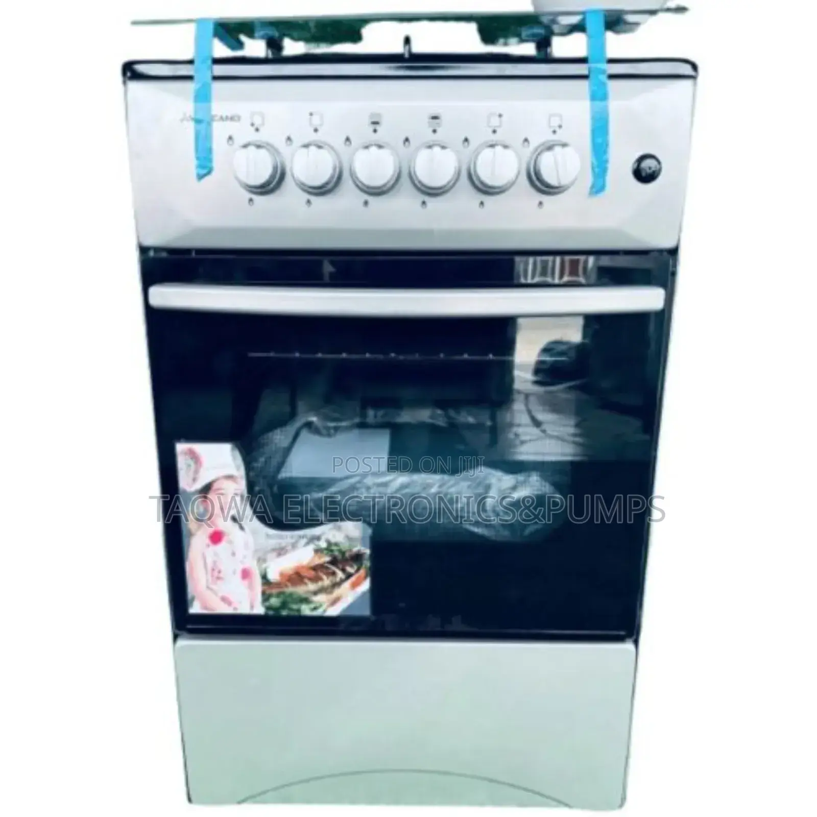 Powerful 4 - Burner 50x50 Volcano Gas Cooker