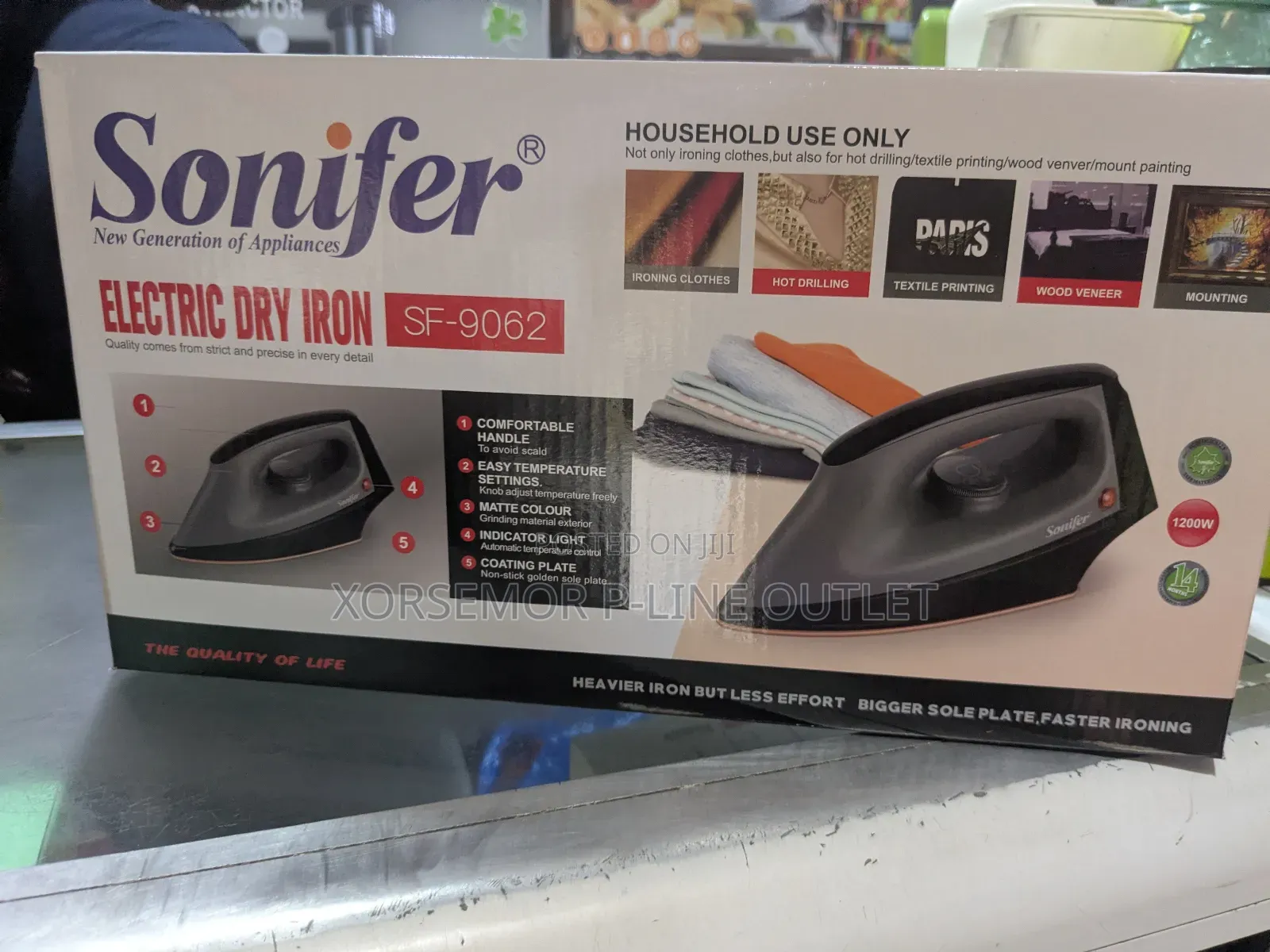 Sonifer Heavy Duty Dry Iron Sf-9062