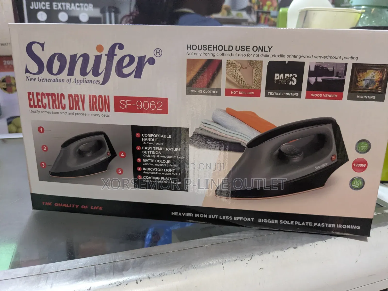 Sonifer Heavy Duty Dry Iron Sf-9062