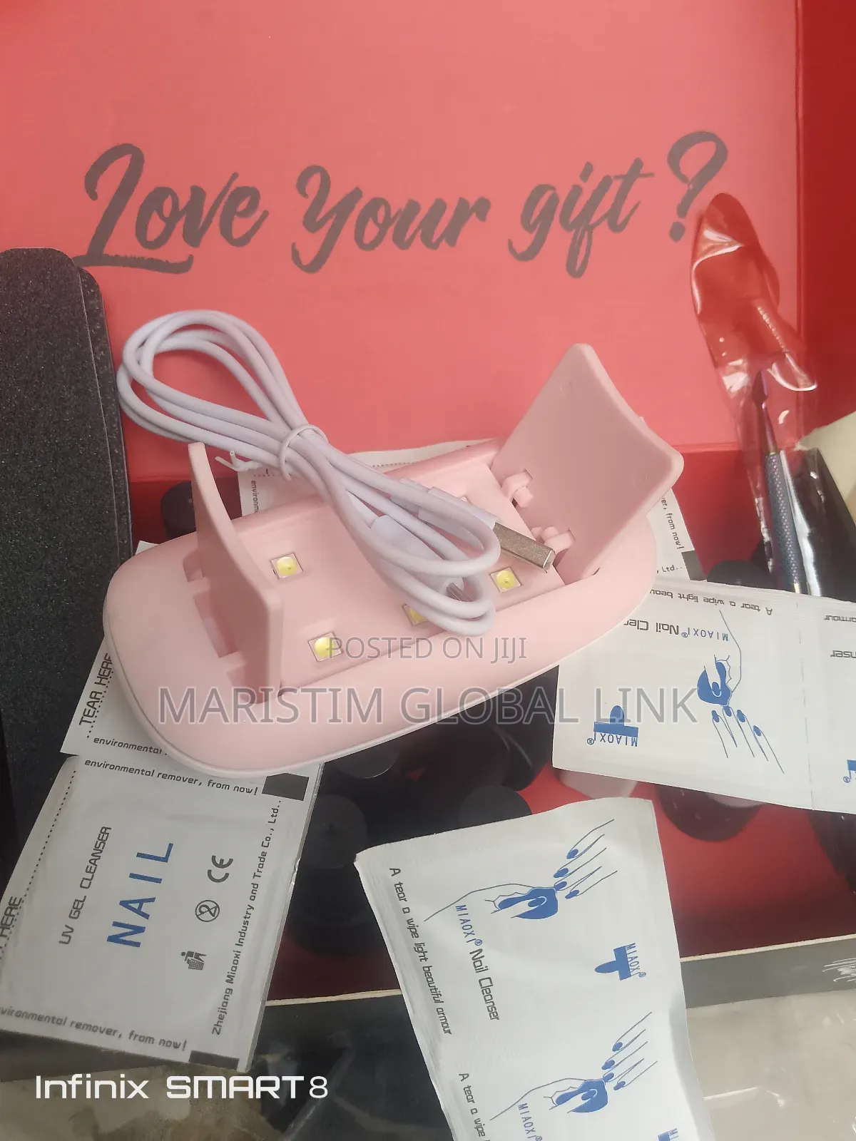 Nails Care Kit With Gel Polish Nail Dryer and Other Accessories
