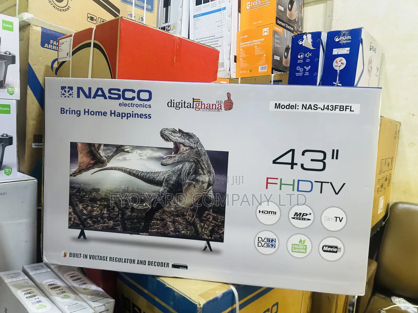 Clear Picture Quality Nasco 43 Inch Digital and Satellite Led Tv