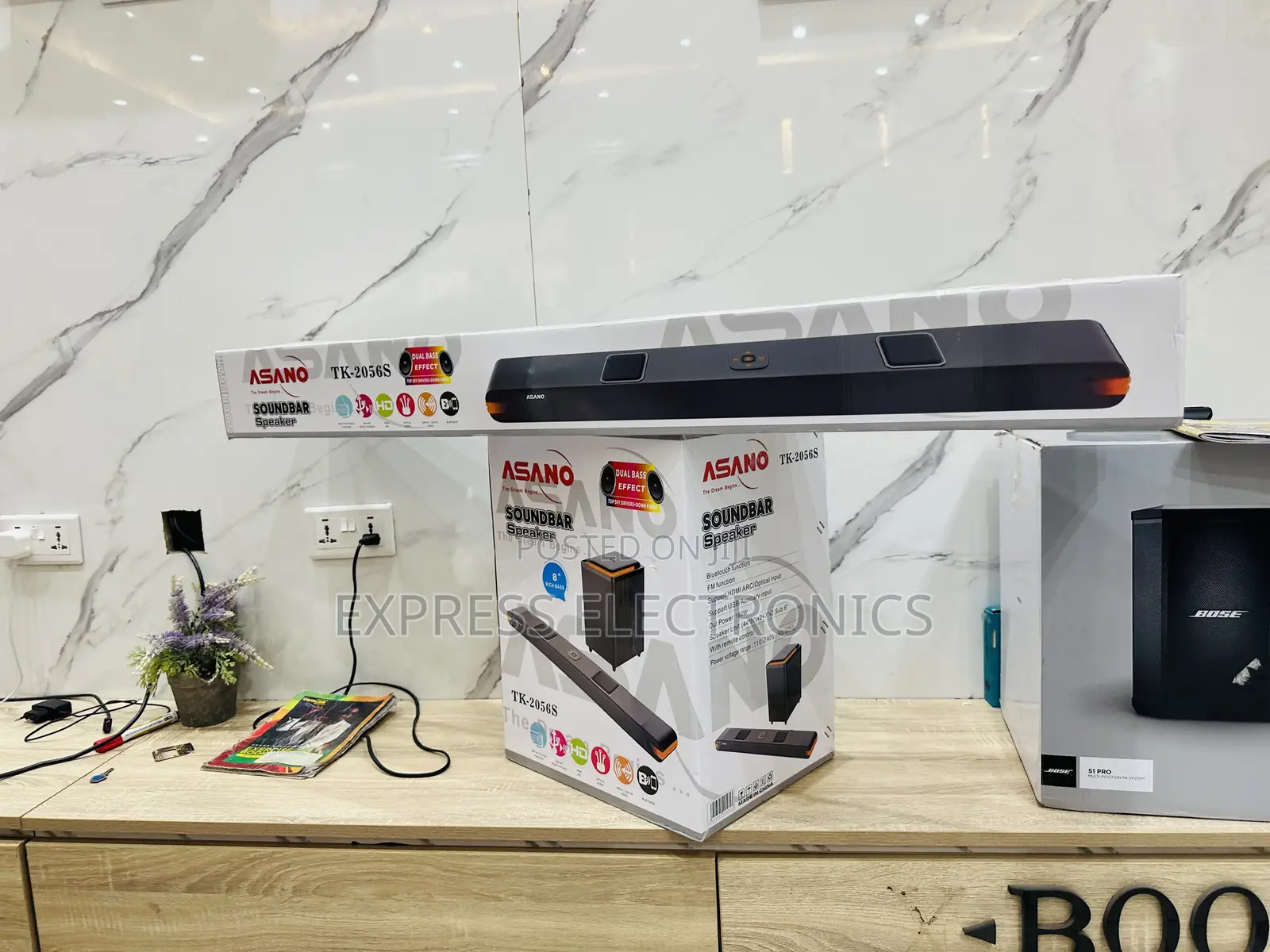 Ultra Modern Asano Tk 2056 Sound Bar With Woofer Black
