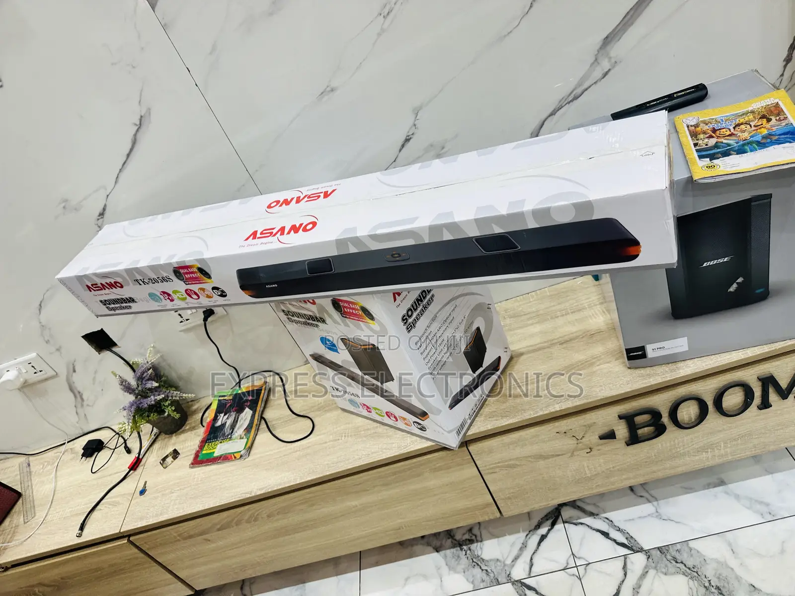 Order for the New Asano Tk 2056 Sound Bar With Woofer Black.