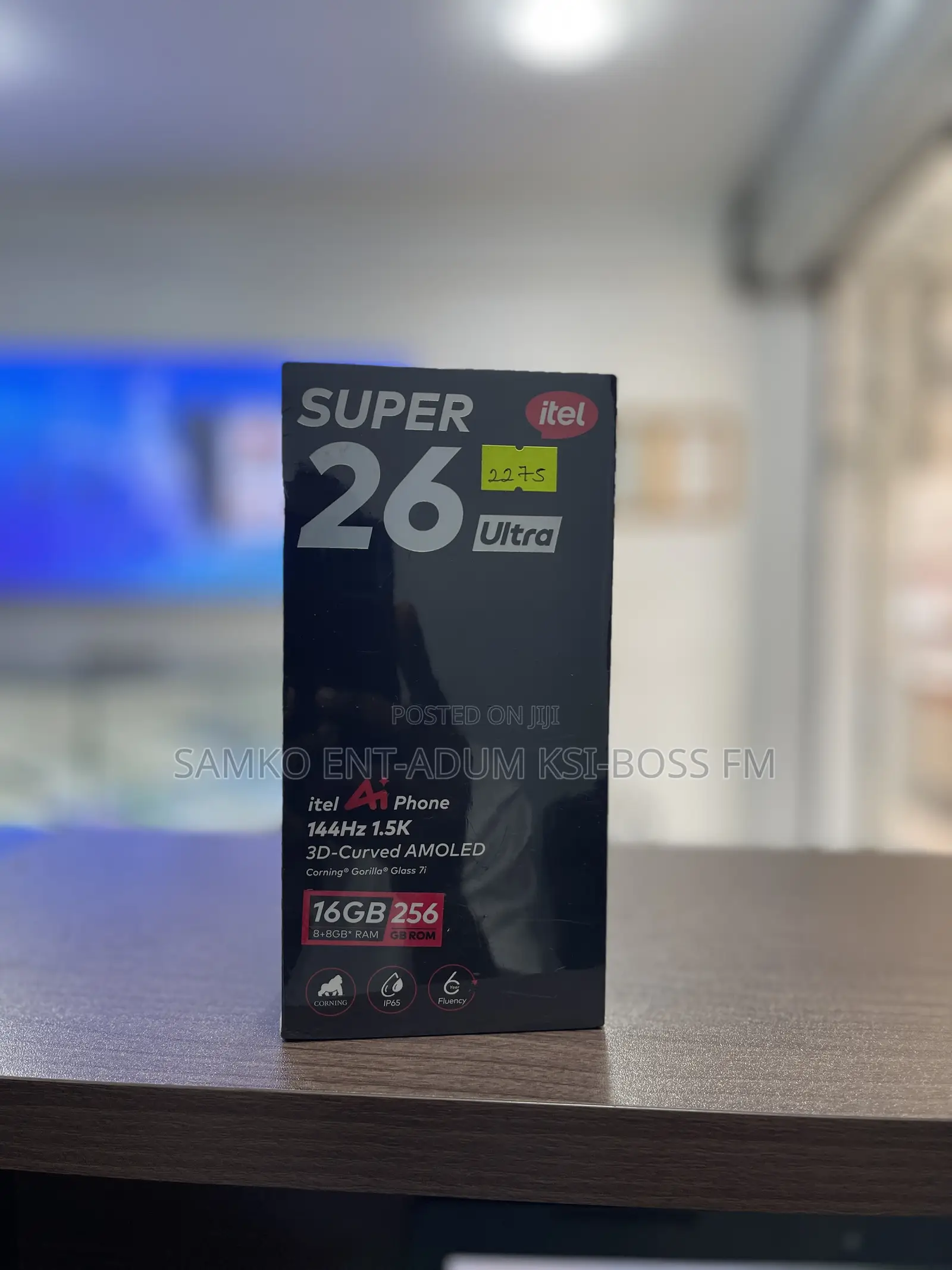 New Itel S26 Ultra 256 GB Black
