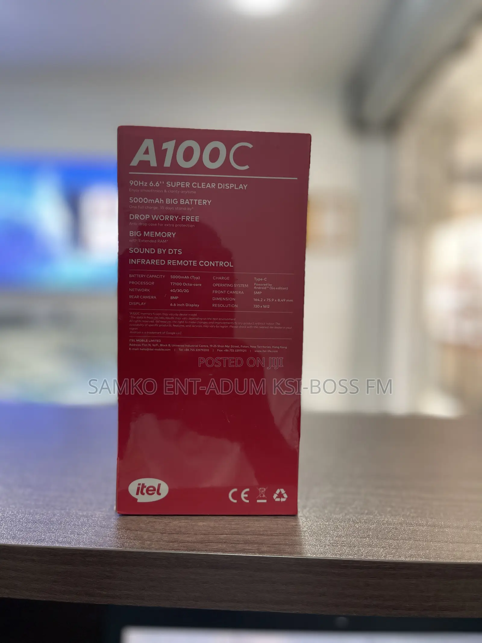 New Itel A100C 64 GB Gold