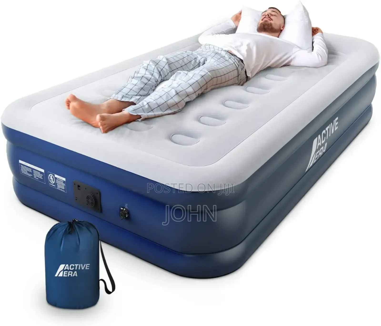 Inflatable Bed With Automatic Pump