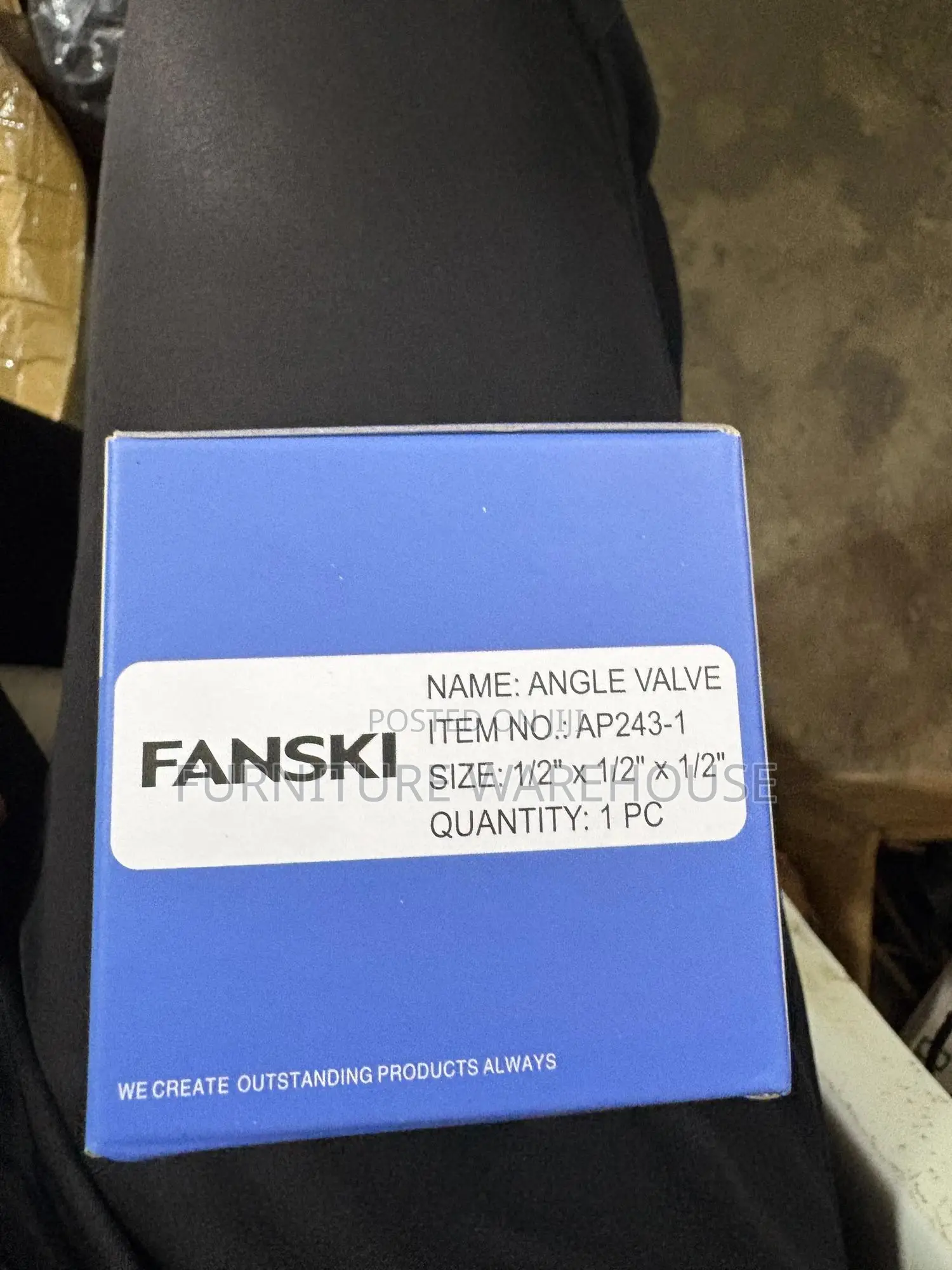 Double Fanski Angle Valve