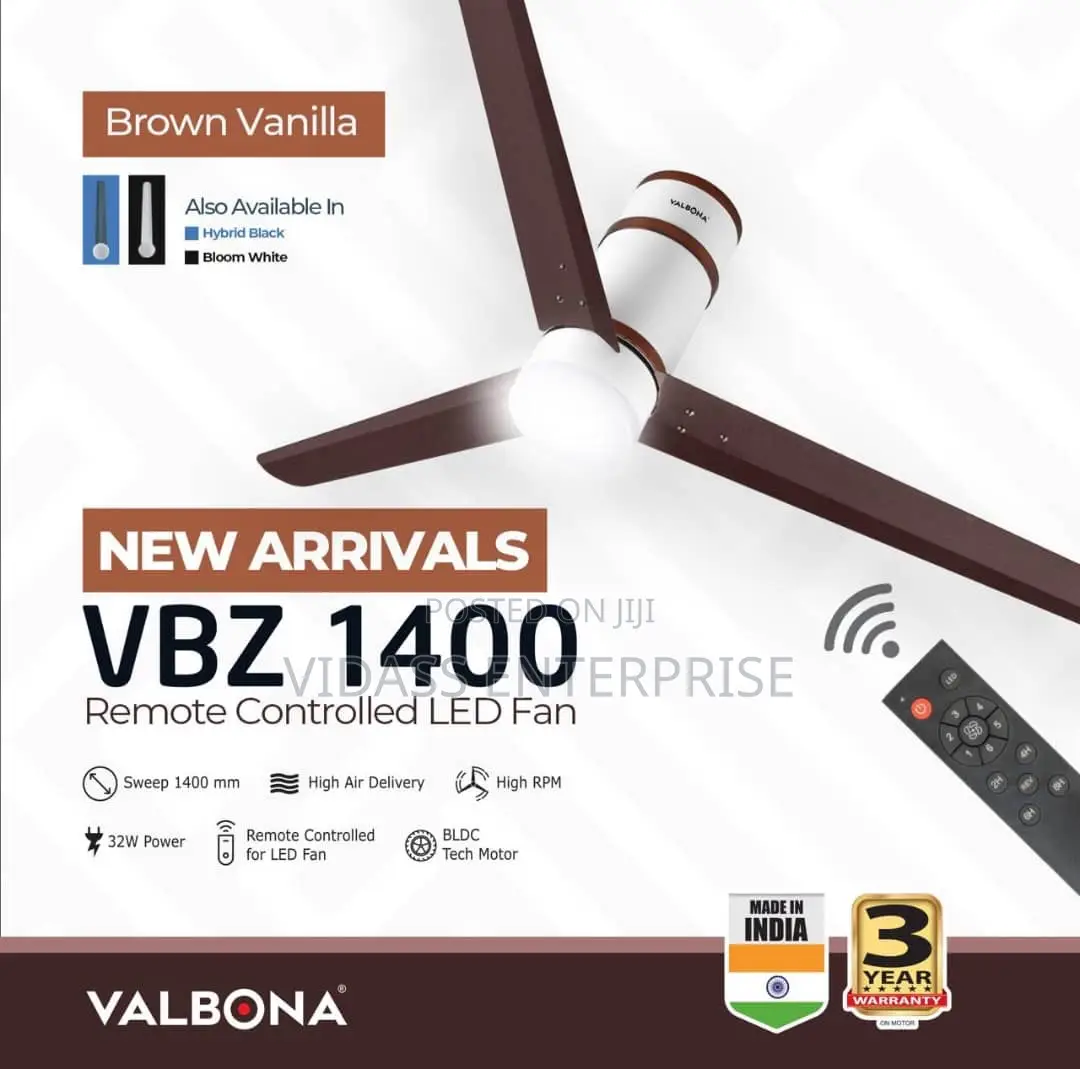 Ceiling Fan With Led Light Remote Control