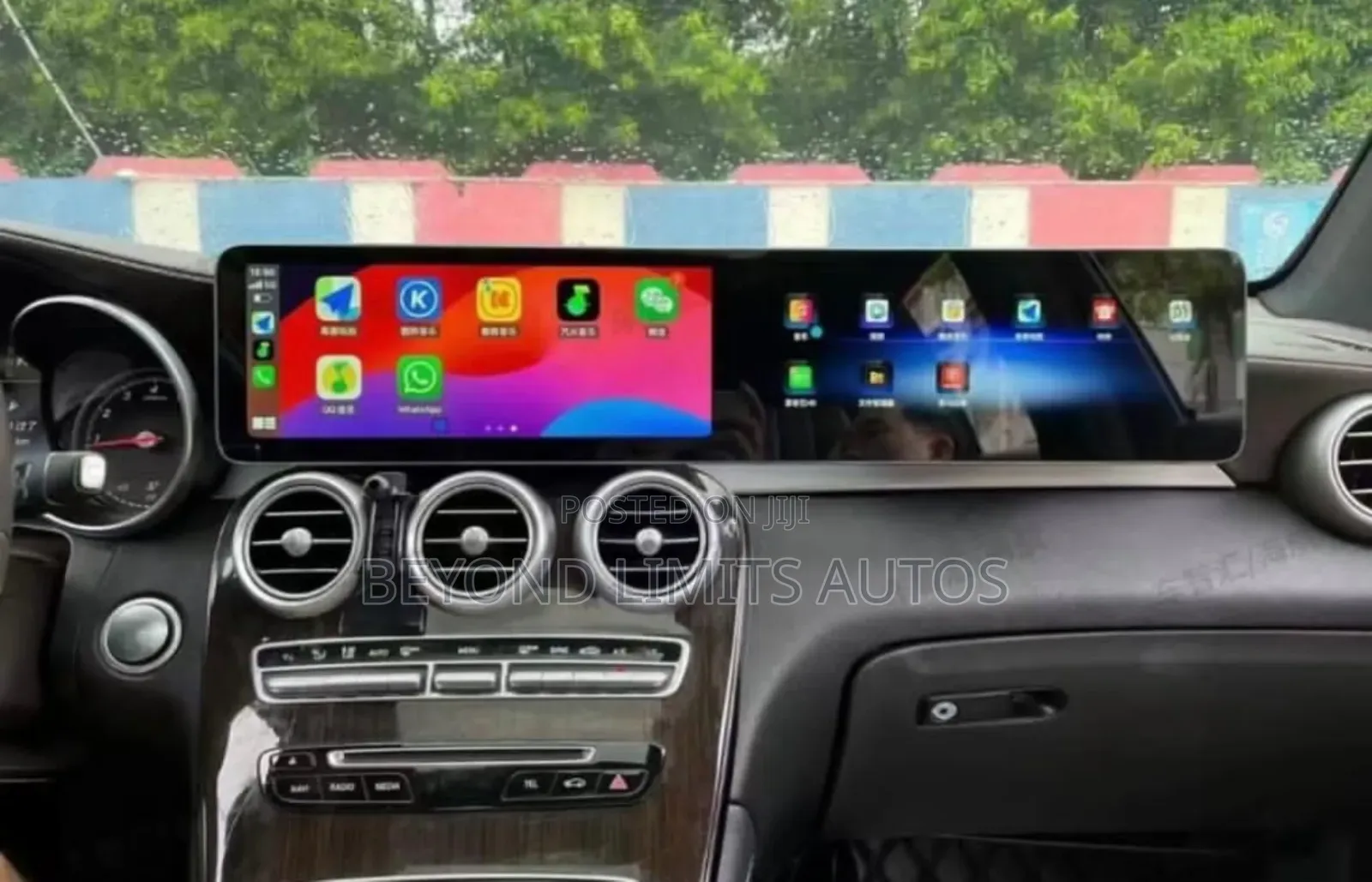 Mercedes Benz C300 2016,2017,018 Android / Apple Carplay Double Screen
