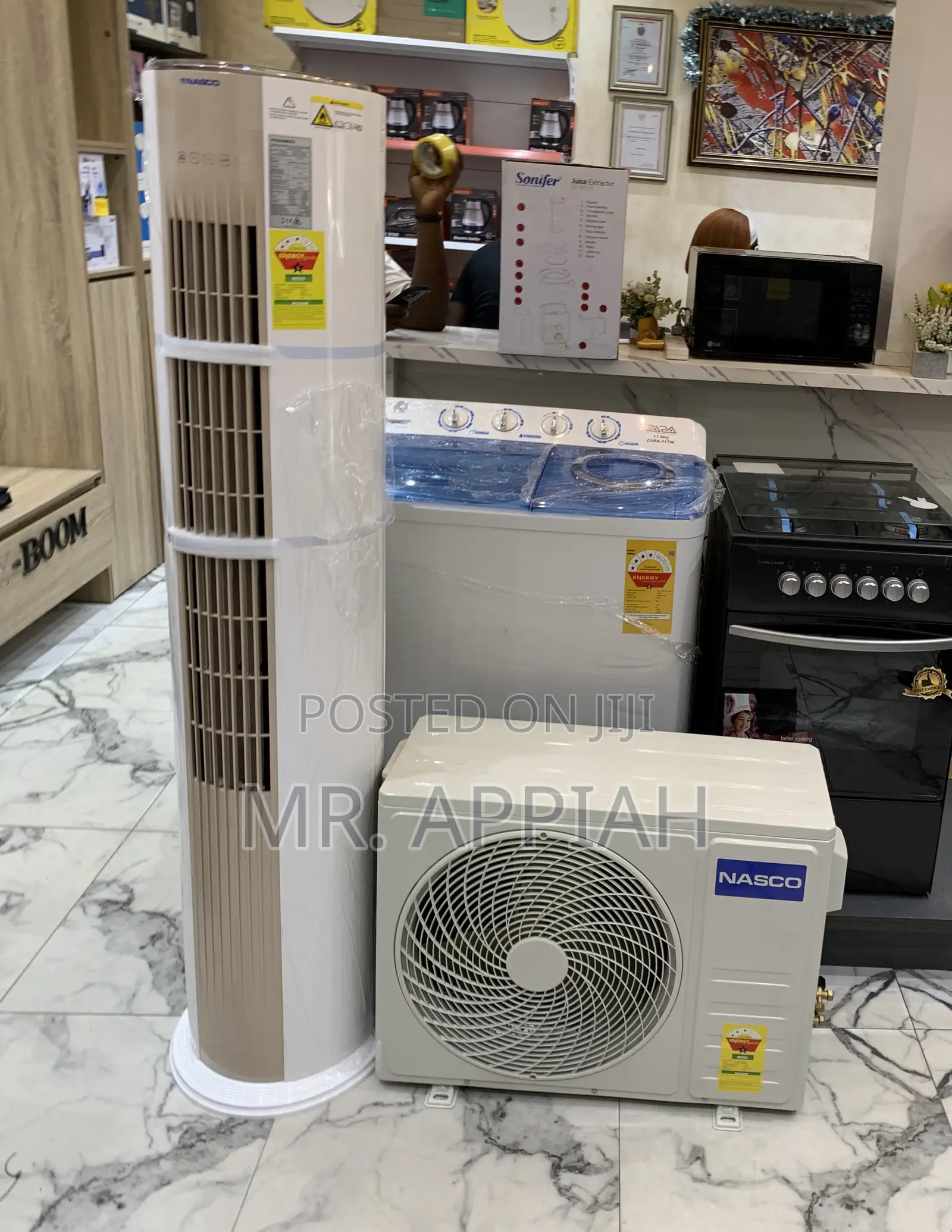 Get Affordable Nasco 5.0hp Air Conditioner(White)Floor Standing.