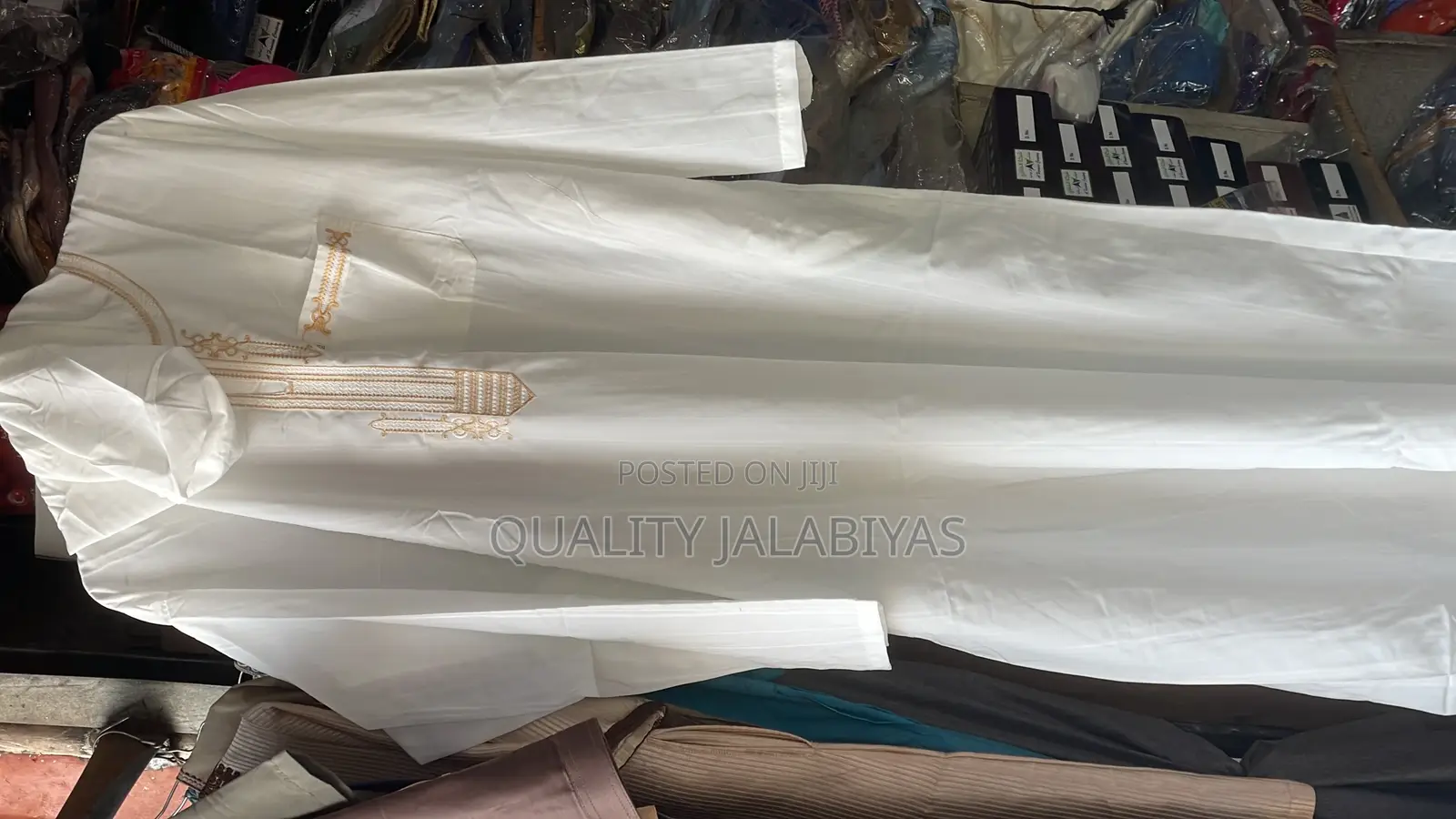 Hoodie Jalabiya (Offwhite)