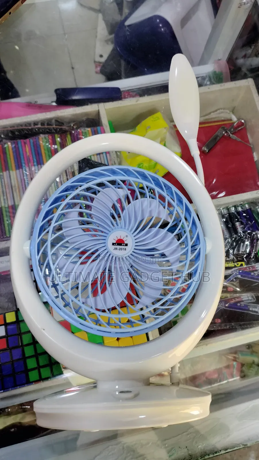 Rechargeable Study Fan With Lamp