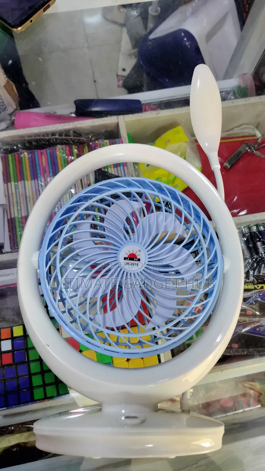 Rechargeable Study Fan With Lamp