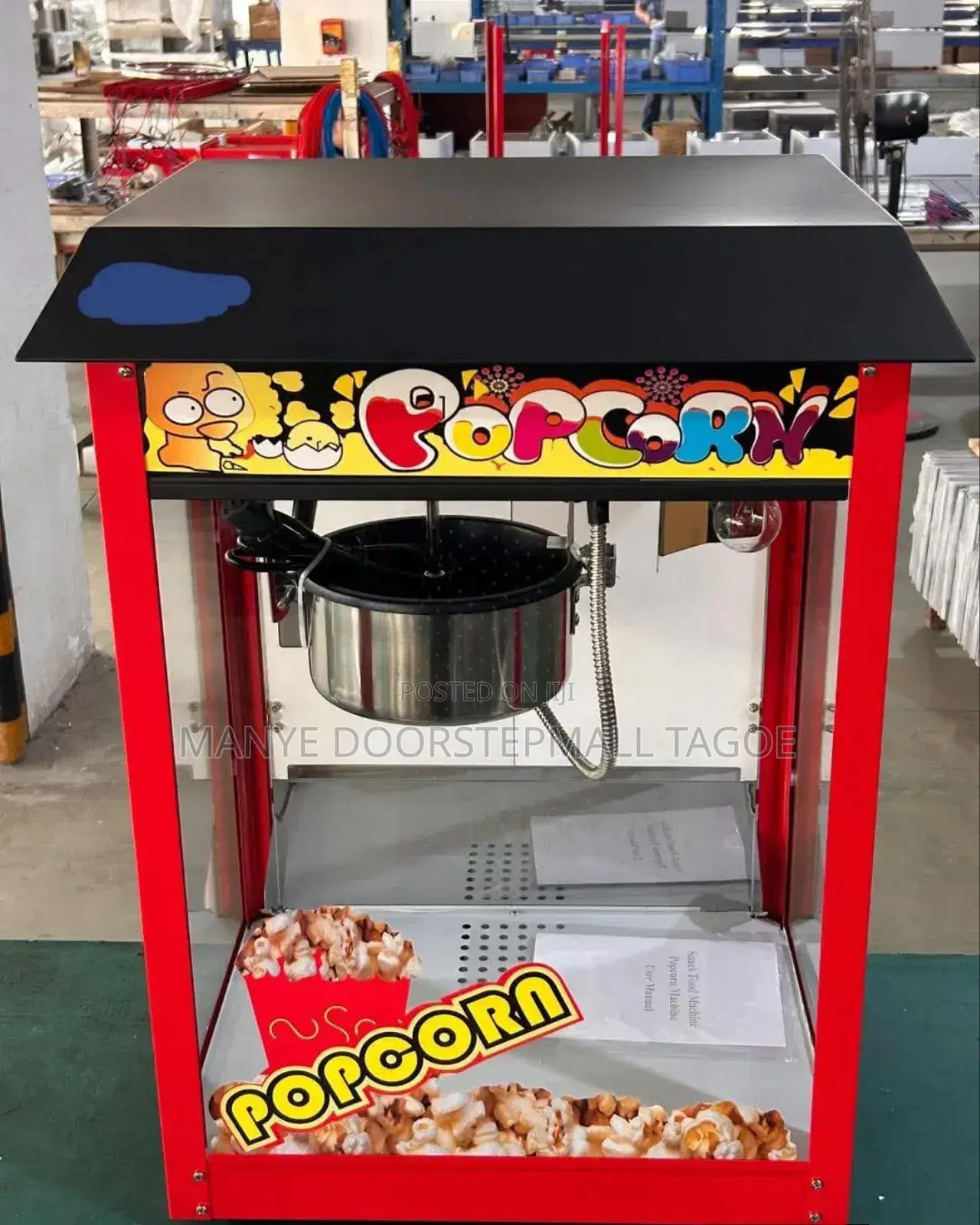 Foreign Popcorn Machine