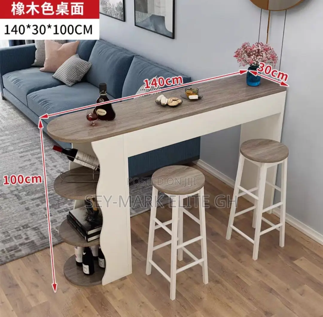 Classy High Bar Counter With Chairs