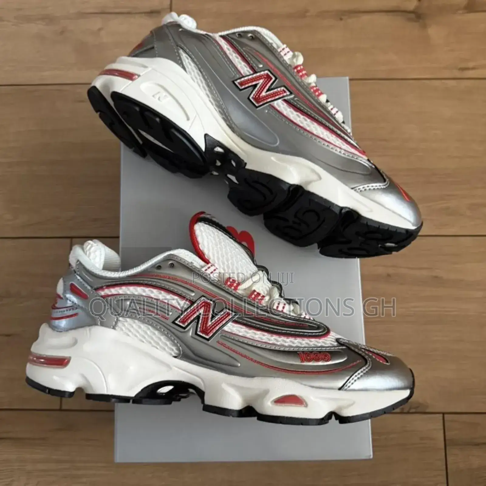 New Balance 1000 Ash and White