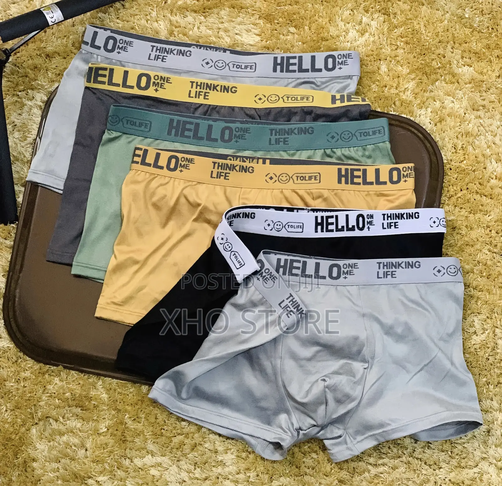 4-Pack Boxer Shorts High Elastic Men’S Flat-Cut - Fashionable