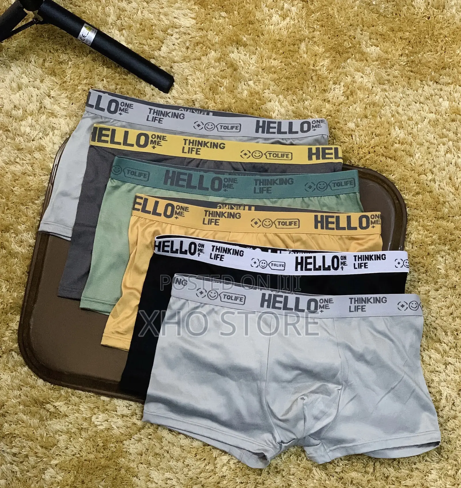 4-Pack Boxer Shorts High Elastic Men’S Flat-Cut - Fashionable