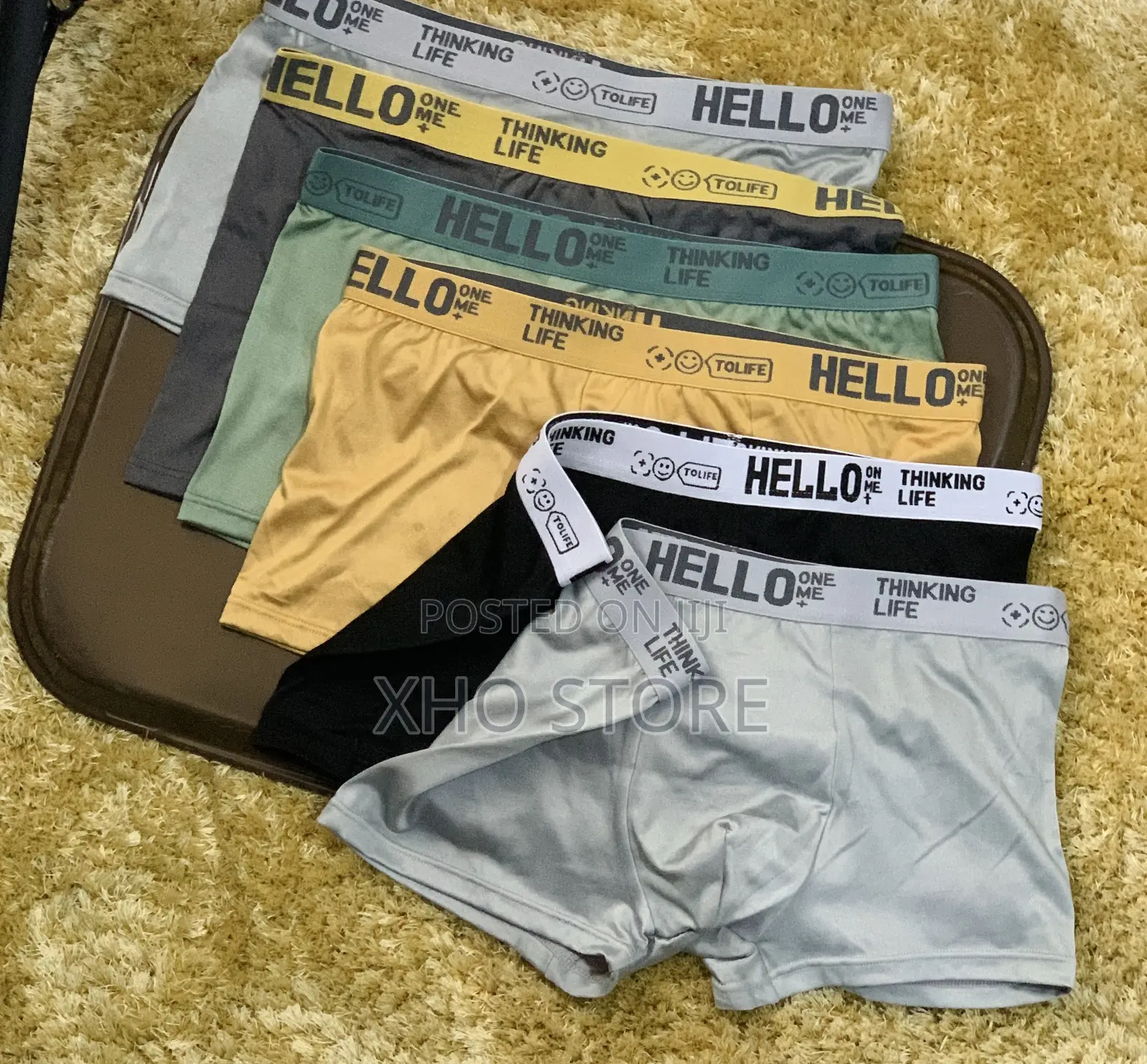 4-Pack Boxer Shorts High Elastic Men’S Flat-Cut - Fashionable