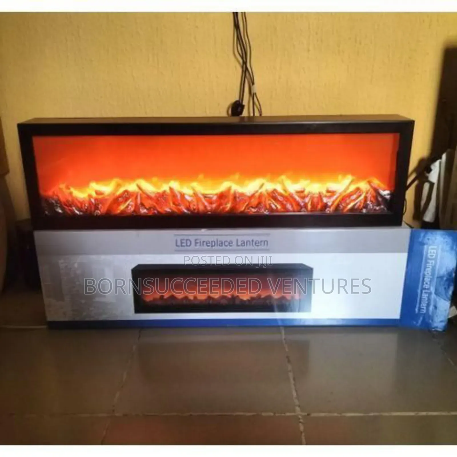 Remote Control RGB Fireplace Lantern Flame Effect Led Fire Lamp