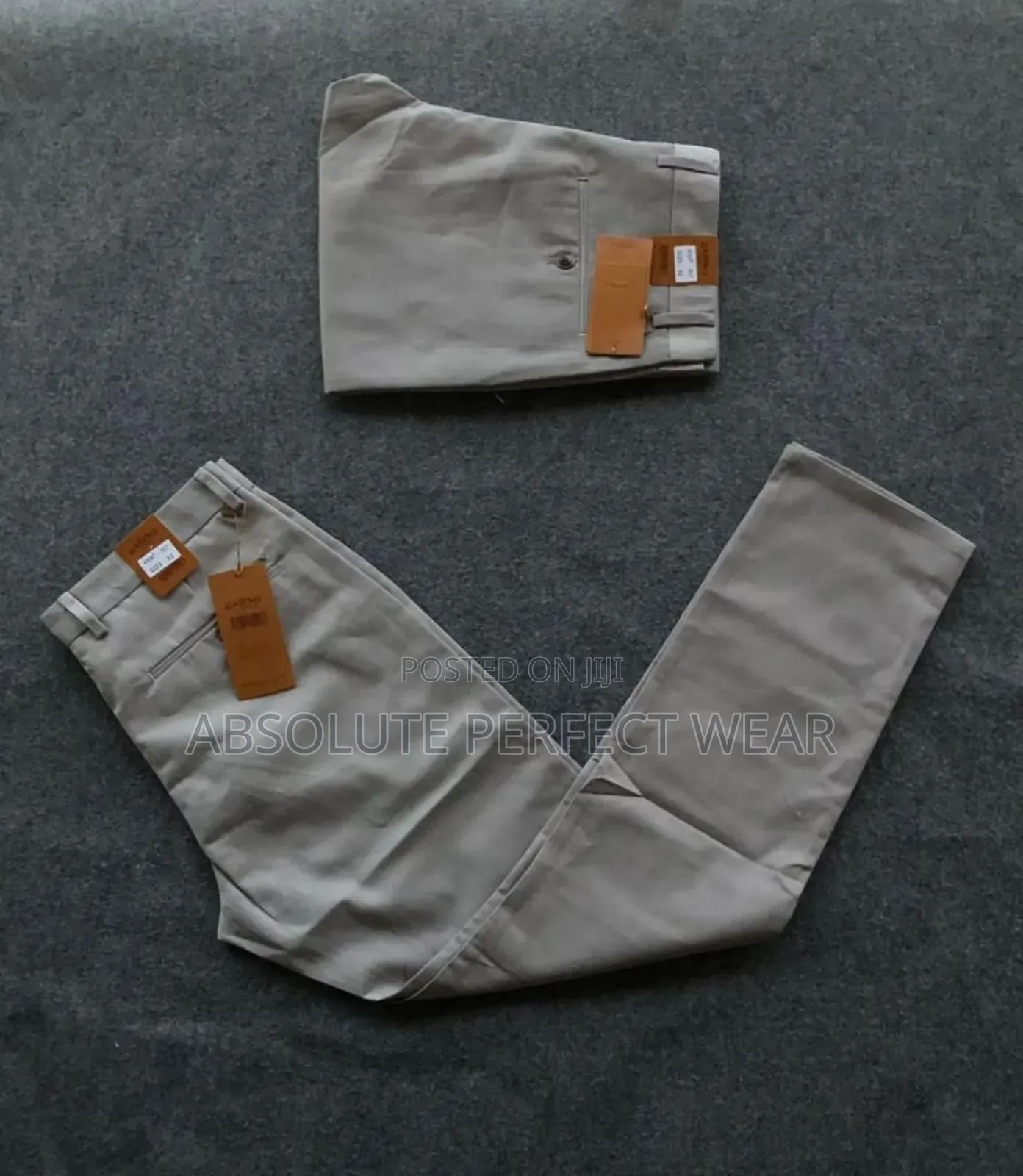 Perfect Fit Luxury Khaki Trouser for Sale Online