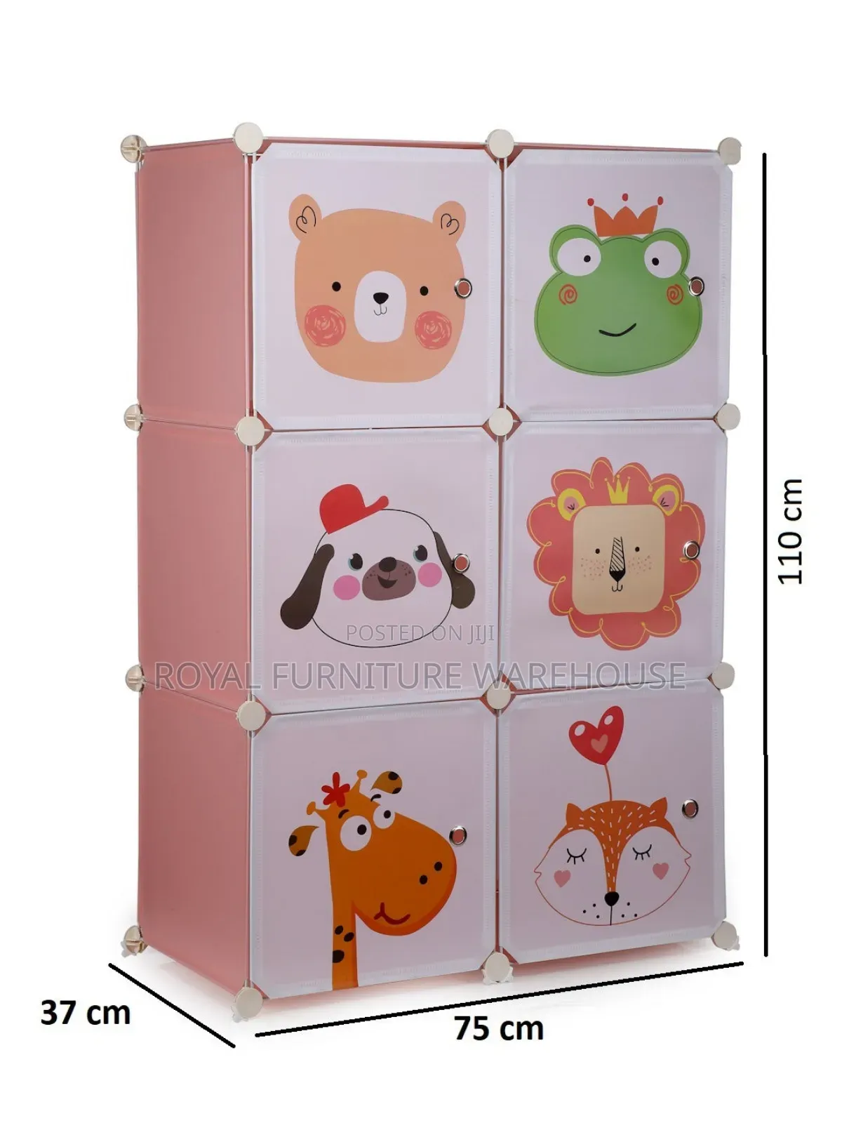 Six Cubes Plastic Wardrobe