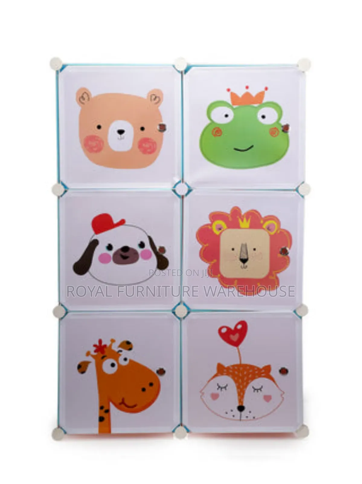 Six Cubes Plastic Wardrobe