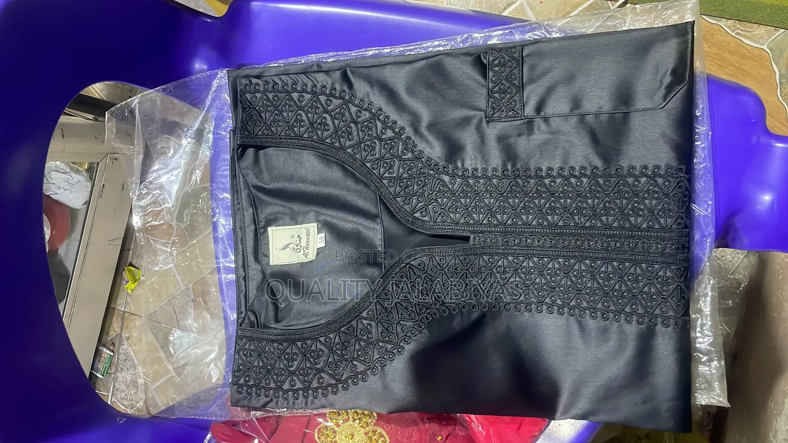 Jalabiya Shortsleeves (Black)