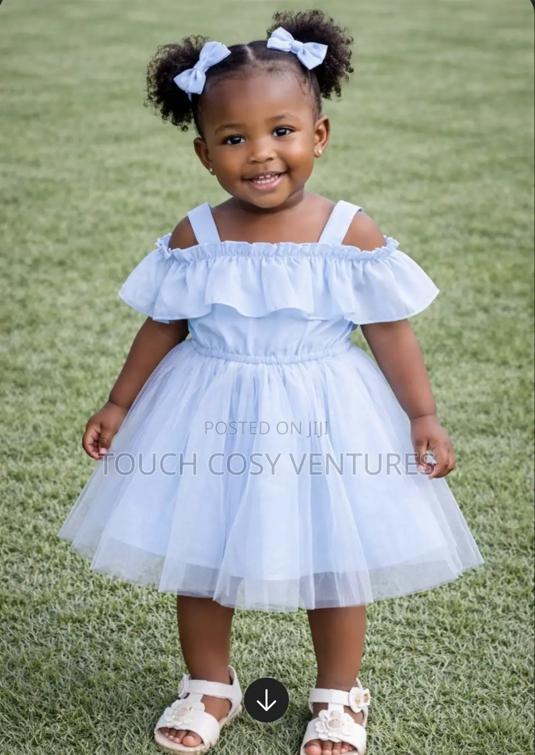 Sky Blue Fairy Party Dress