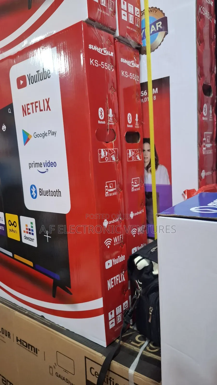 Sunnywalk 55-Inch Smart Android Tv