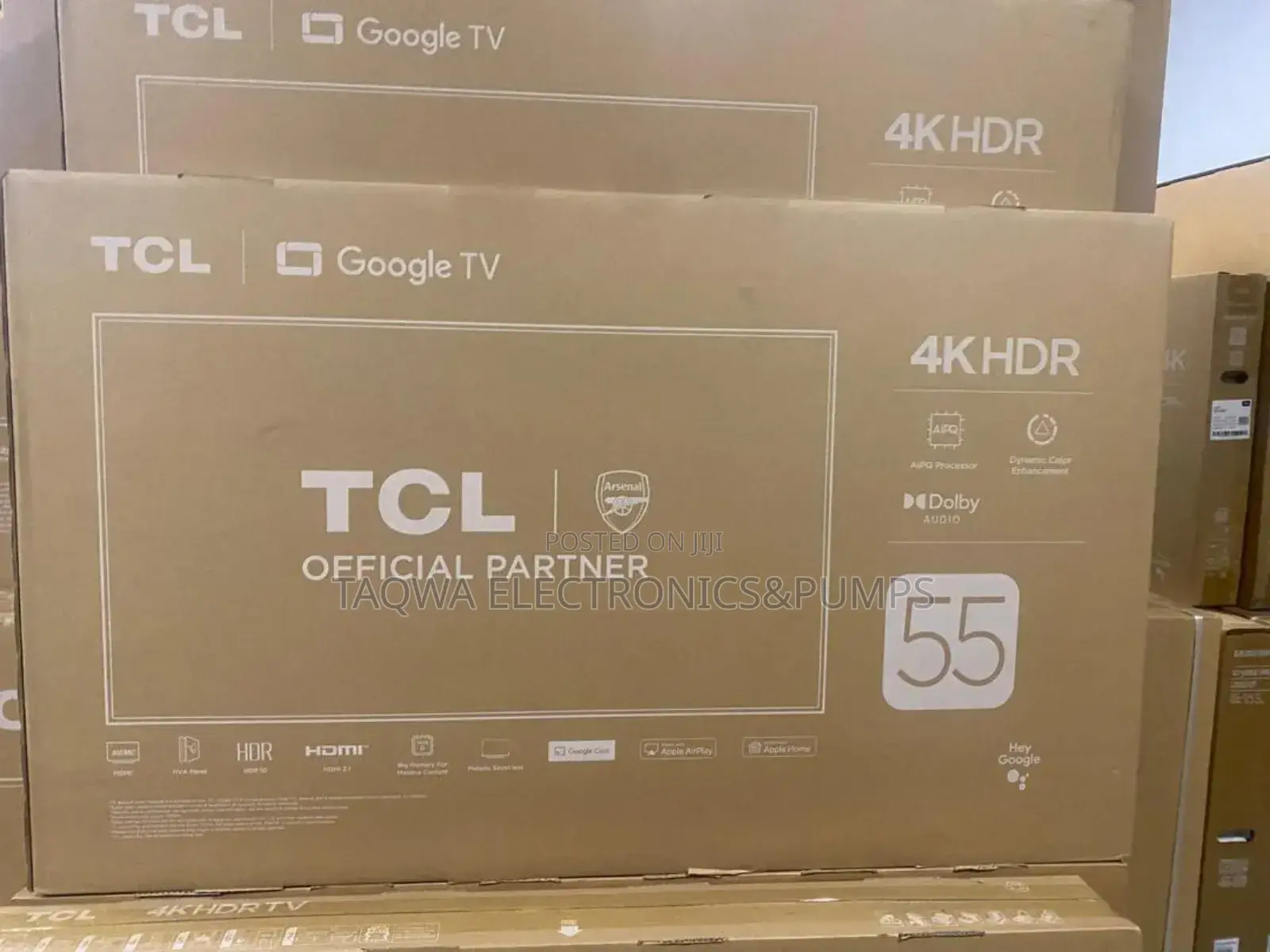 Thin - Frameless - 55-Inch Smart TCL Tv