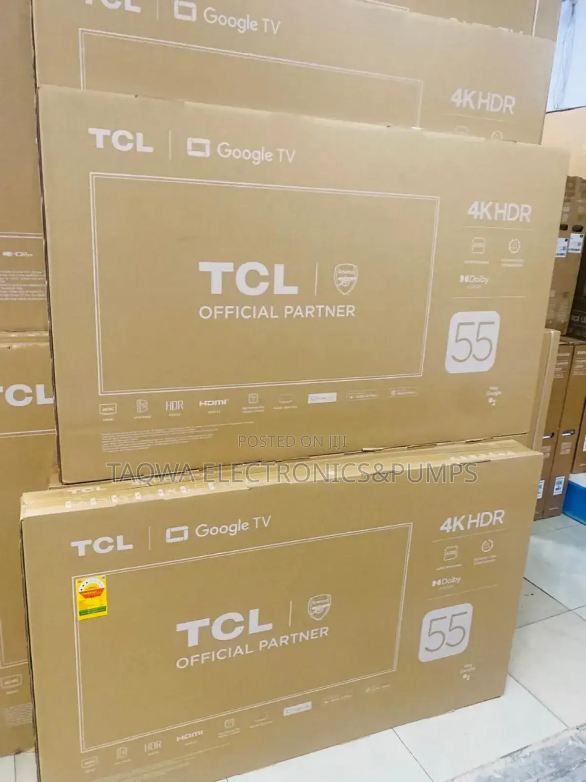 Thin - Frameless - 55-Inch Smart TCL Tv