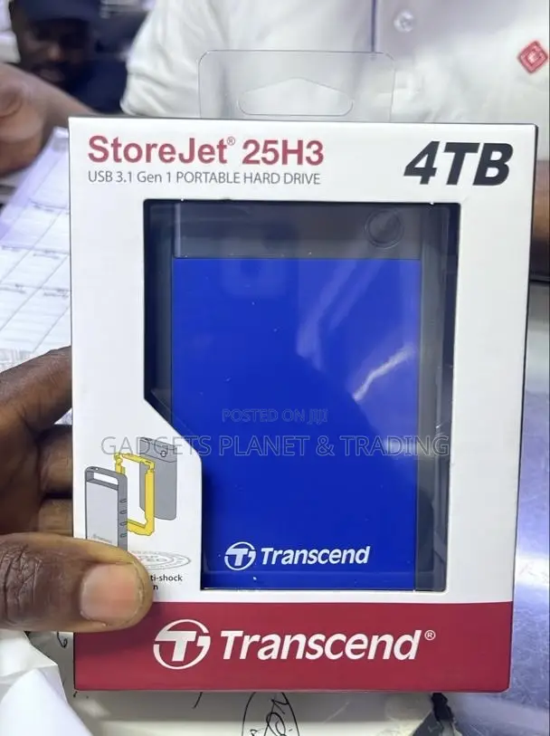 Transcend 4tb Storejet External Hard Disk Drive