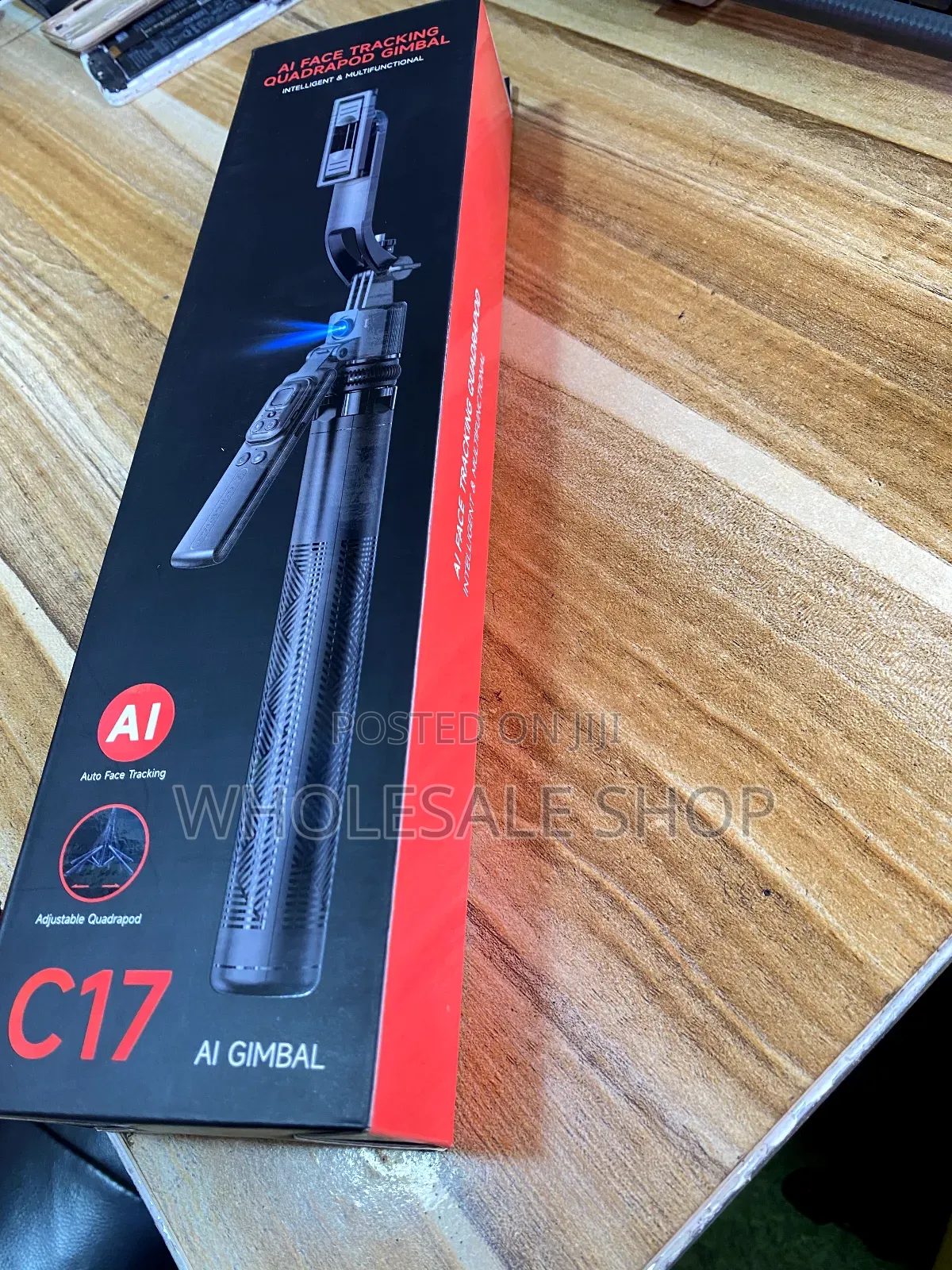 Ai Self Rotating Selfie Stick Quadripod
