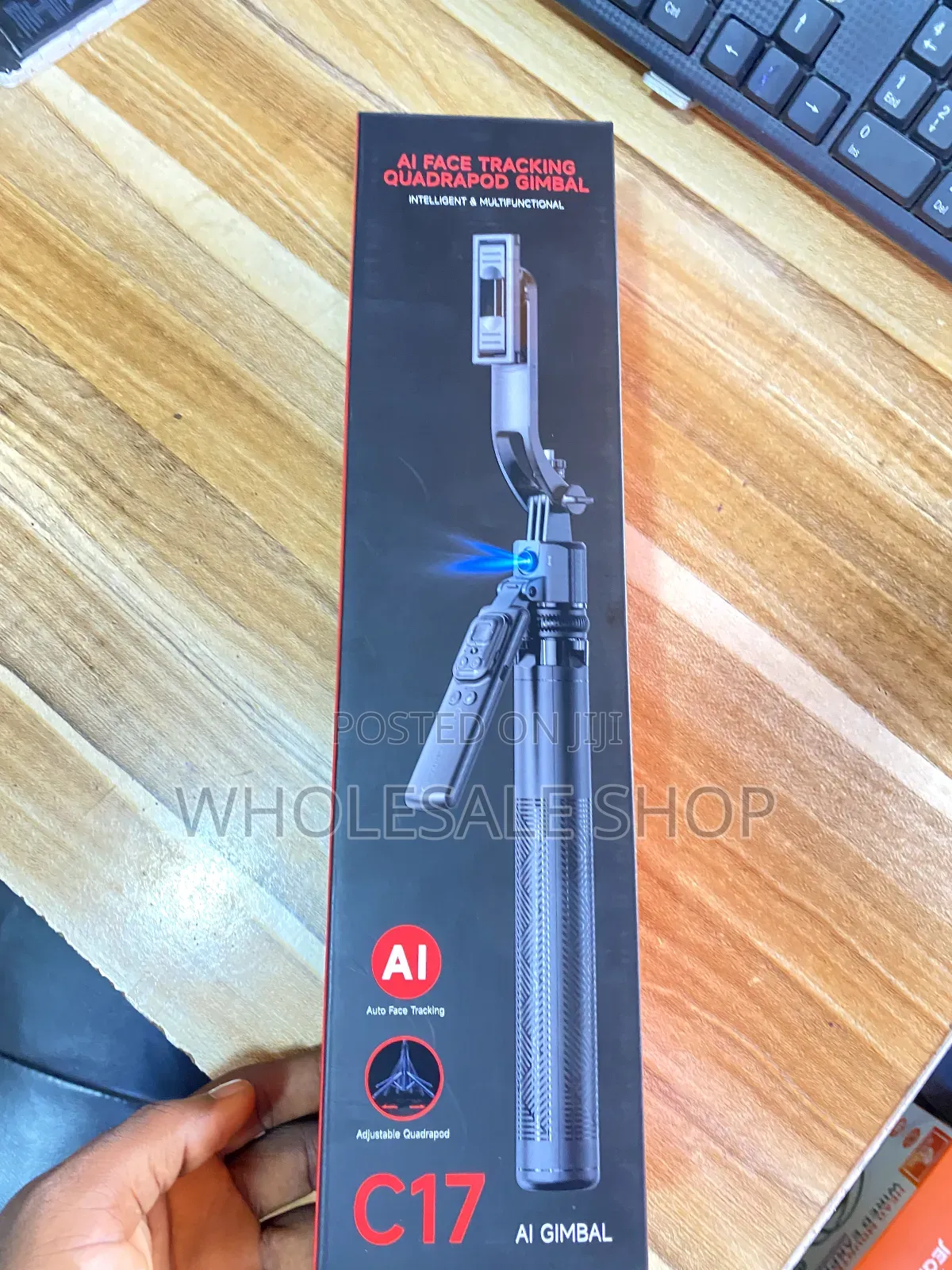 Ai Self Rotating Selfie Stick Quadripod