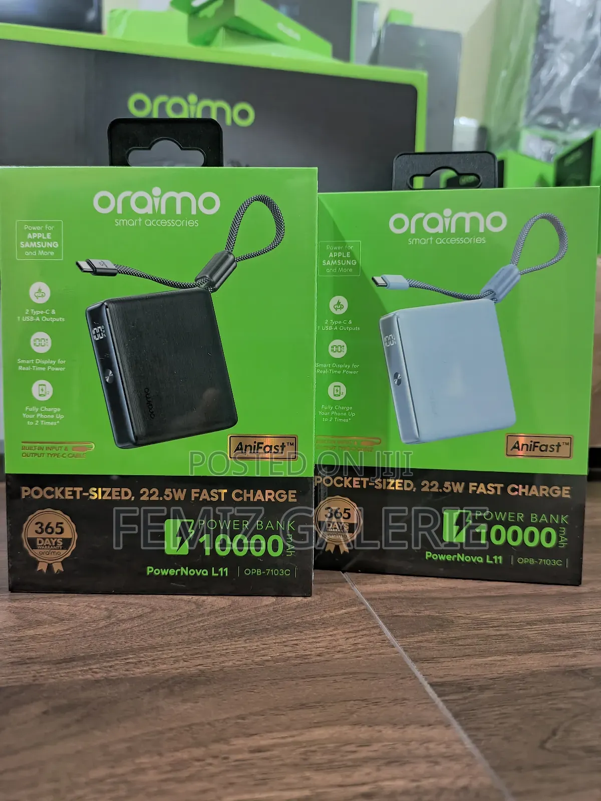 Oraimo Powernova L11 10000mah 22.5w Power Bank