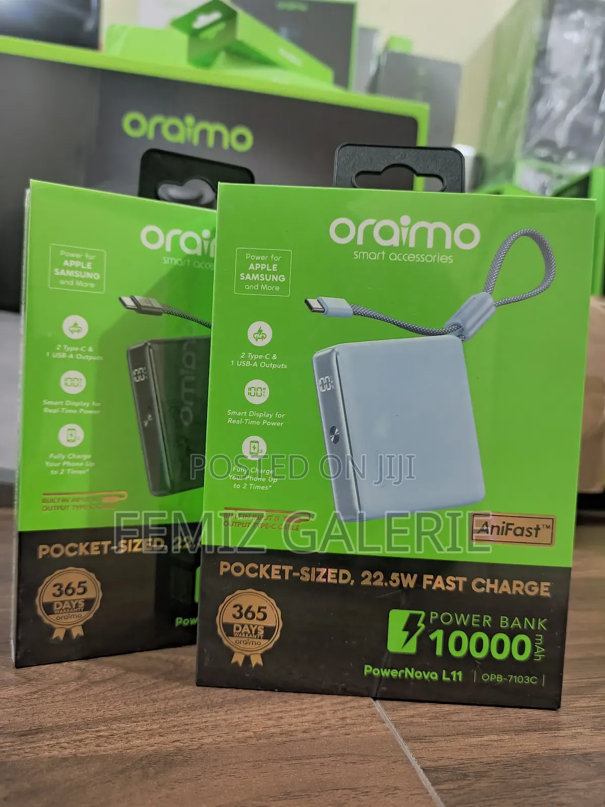 Oraimo Powernova L11 10000mah 22.5w Power Bank