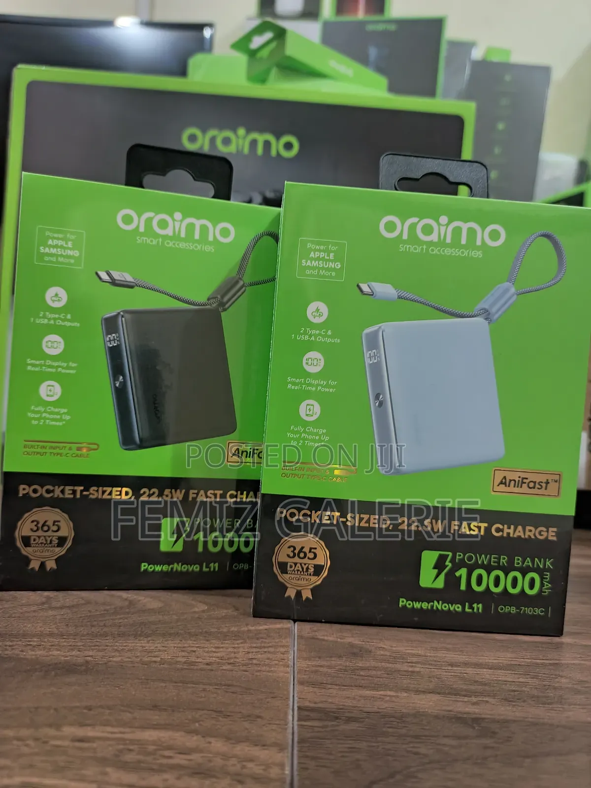 Oraimo Powernova L11 10000mah 22.5w Power Bank