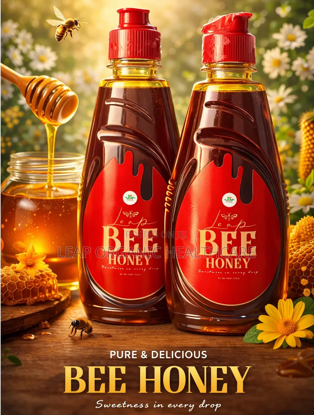 Leap Organic Bee Honey 200ml