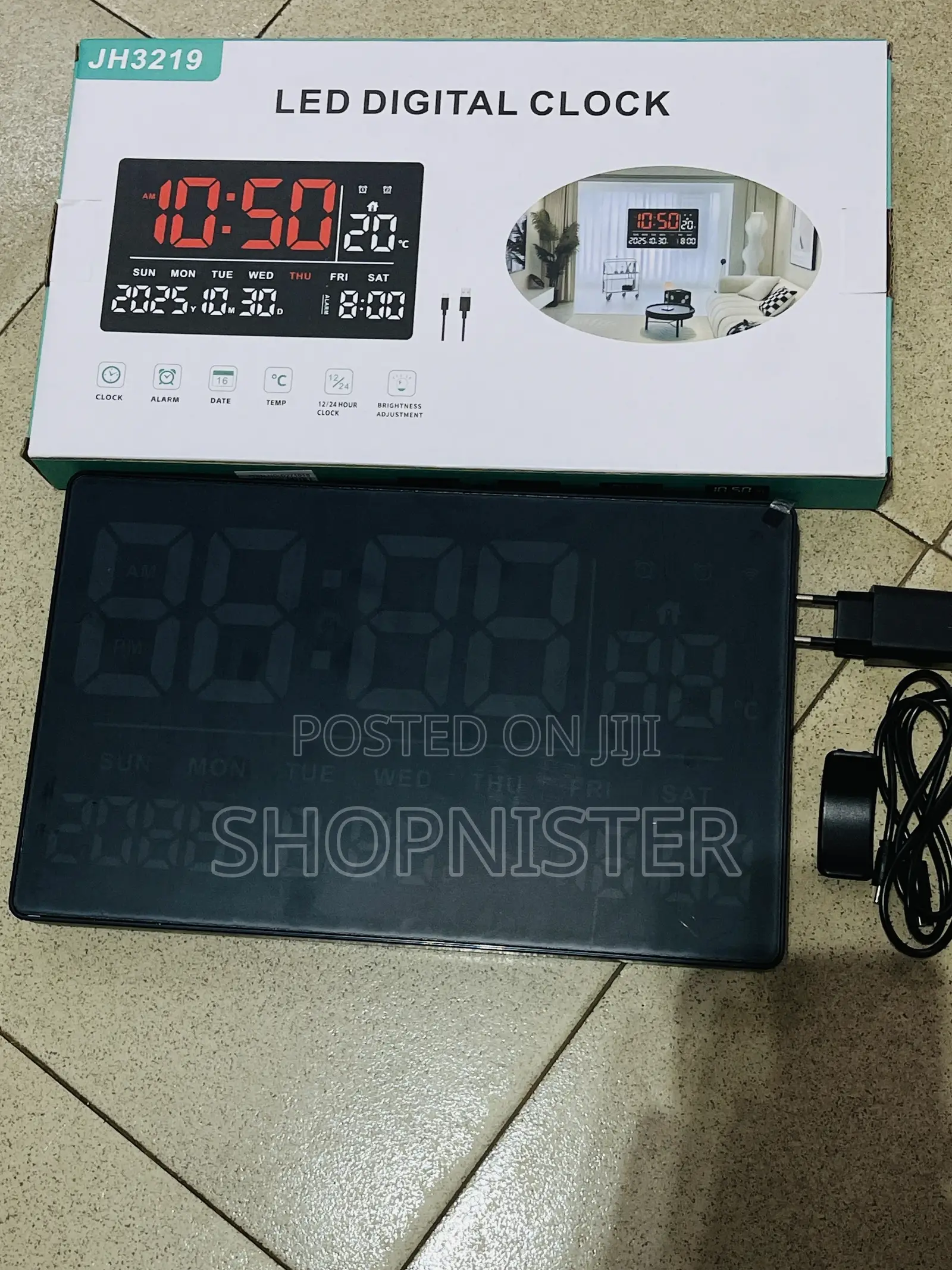 Led Display Wall Clock Electronic