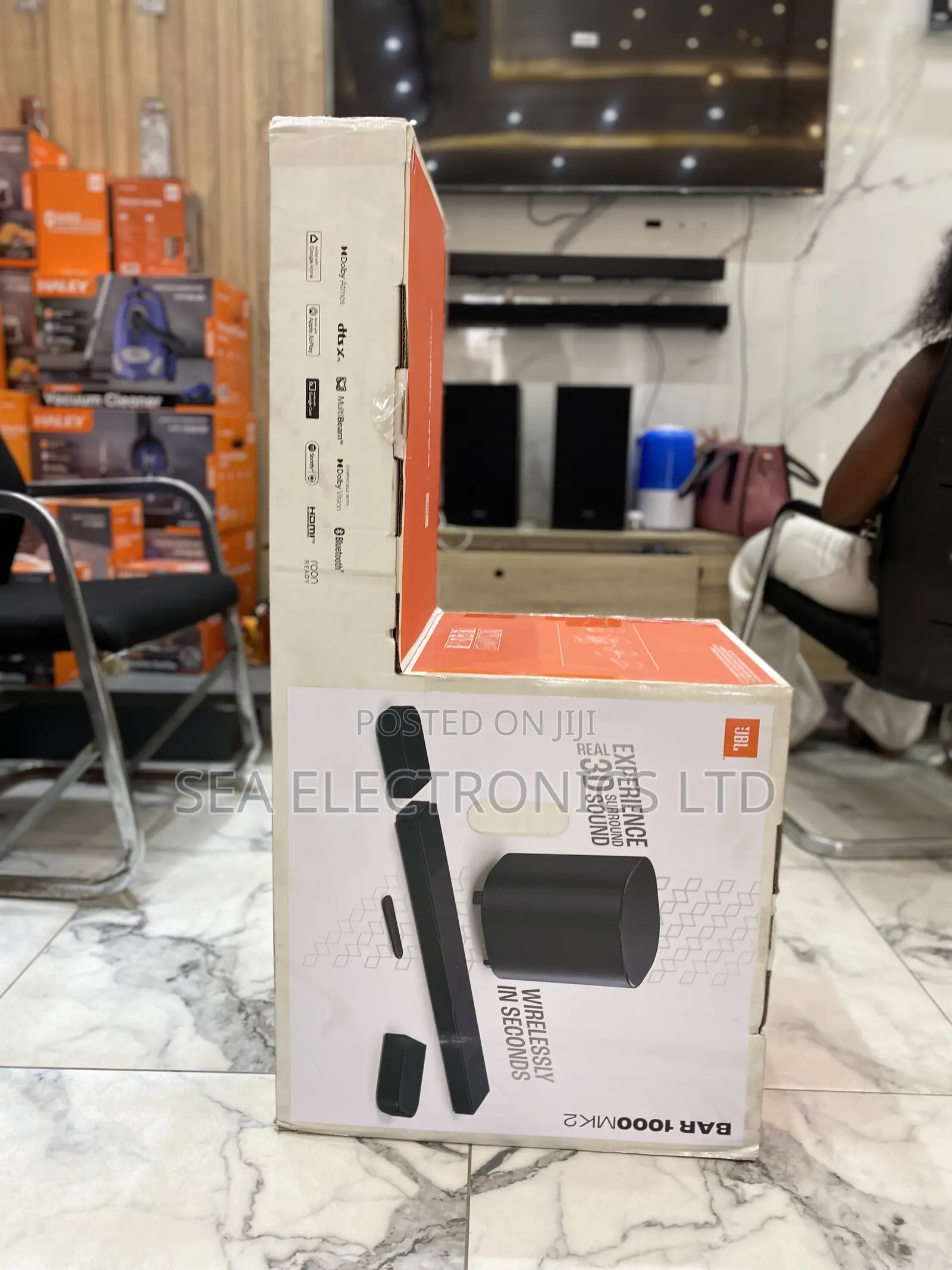 Jbl Bar 1000mk2-7.1.4 Channel Soundbar System With Detachable