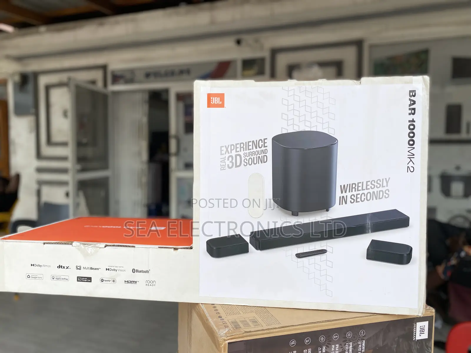 Jbl Bar 1000 Mk2 Soundbar With Wireless Subwoofer - Black