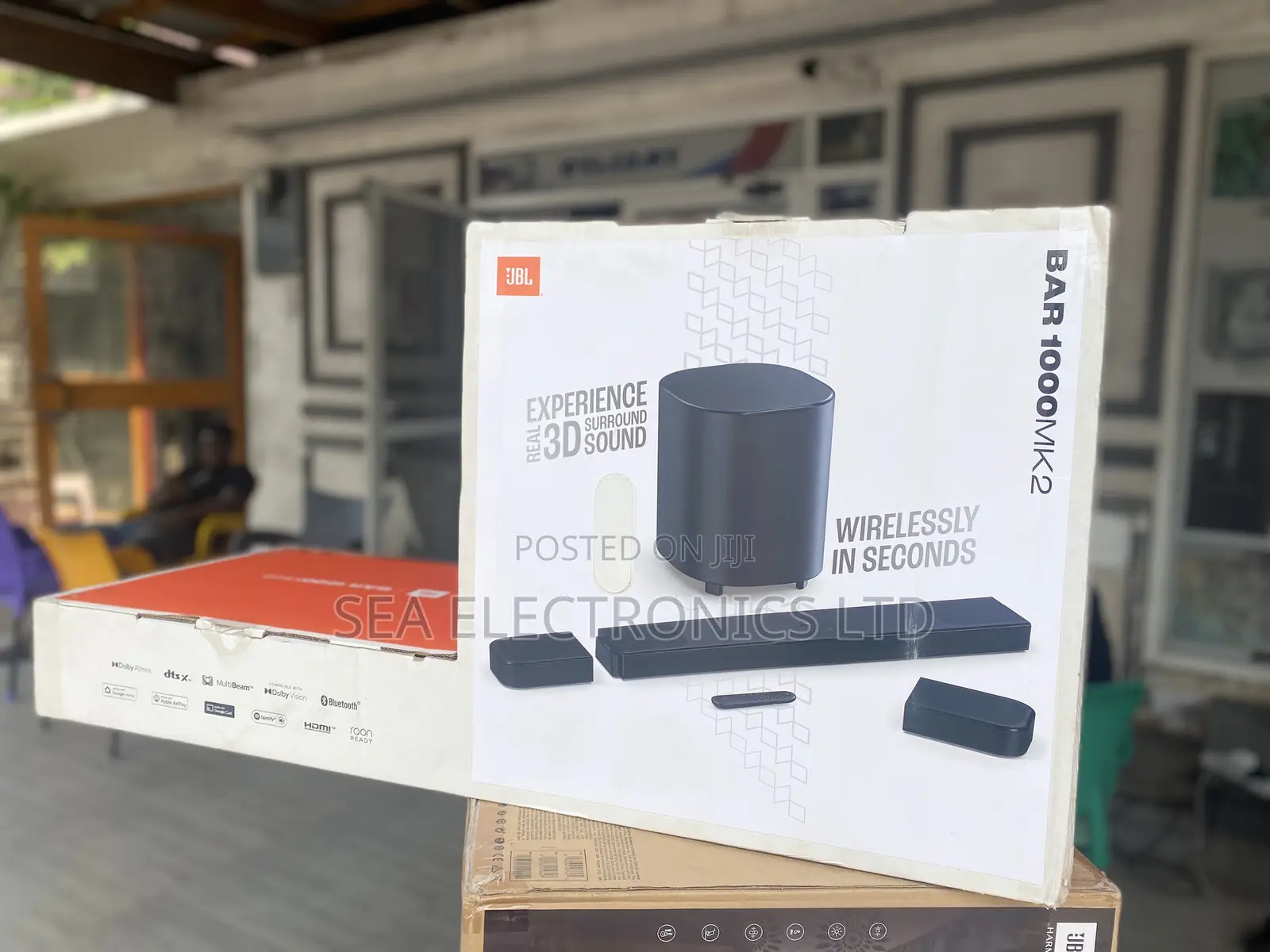 Jbl Bar 1000mk2-7.1.4 Soundbar System With Detachable Surround Speaker