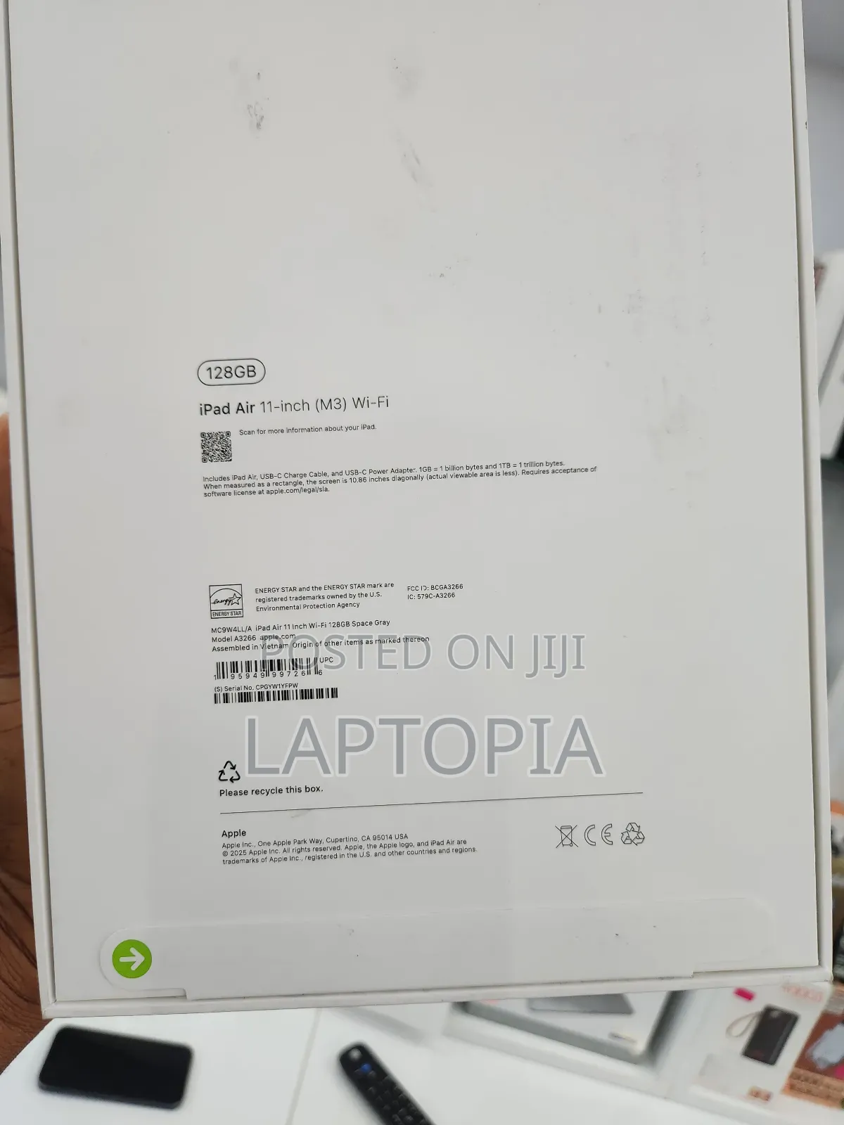 New Apple iPad Air 128 GB Gray