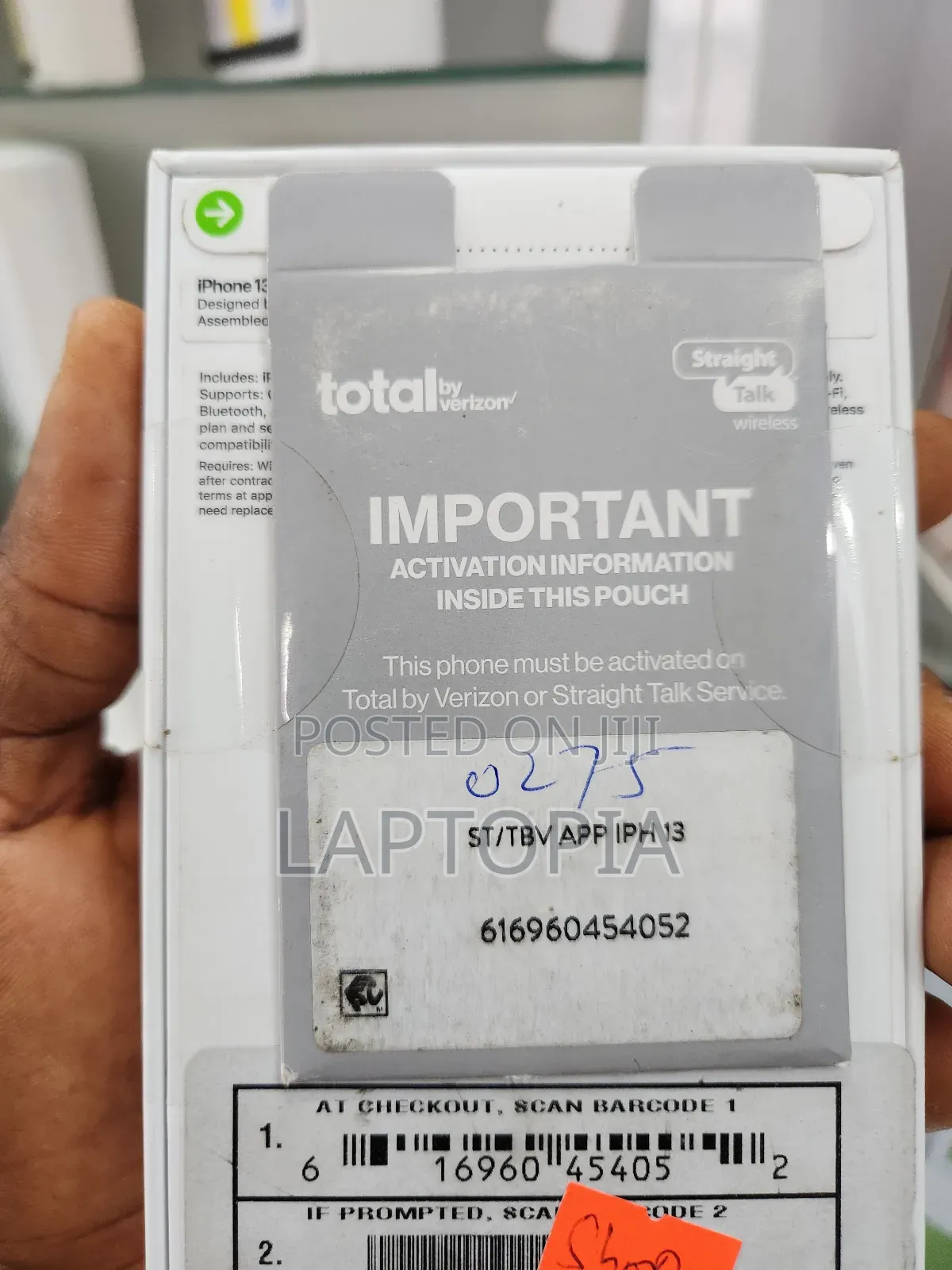 New Apple iPhone 13 128 GB Blue