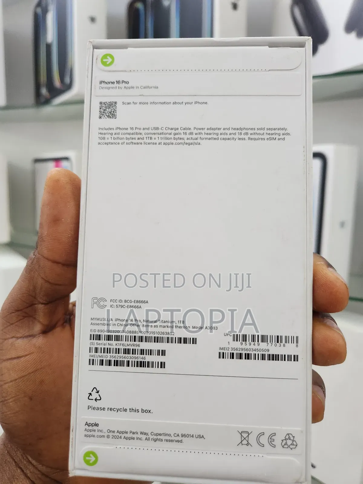 New Apple iPhone 16 Pro 1 TB Gold