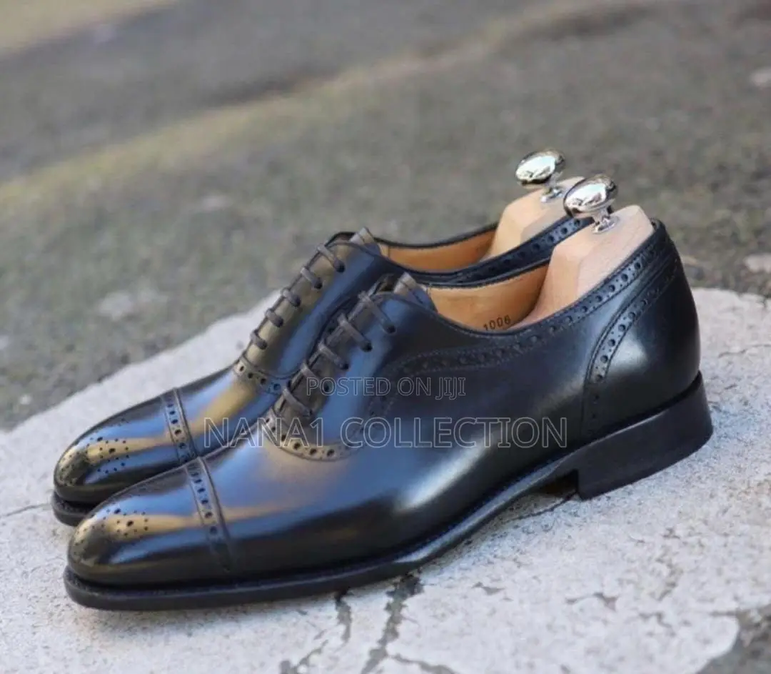 Men’S Oxford Loafers Shoes ‘Black & Brown’